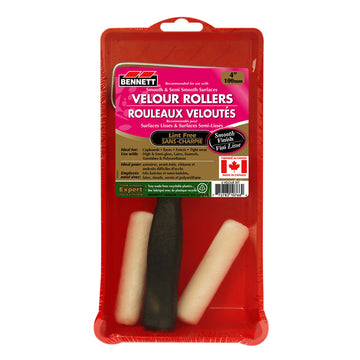 4" Velour Roller Painting Kit