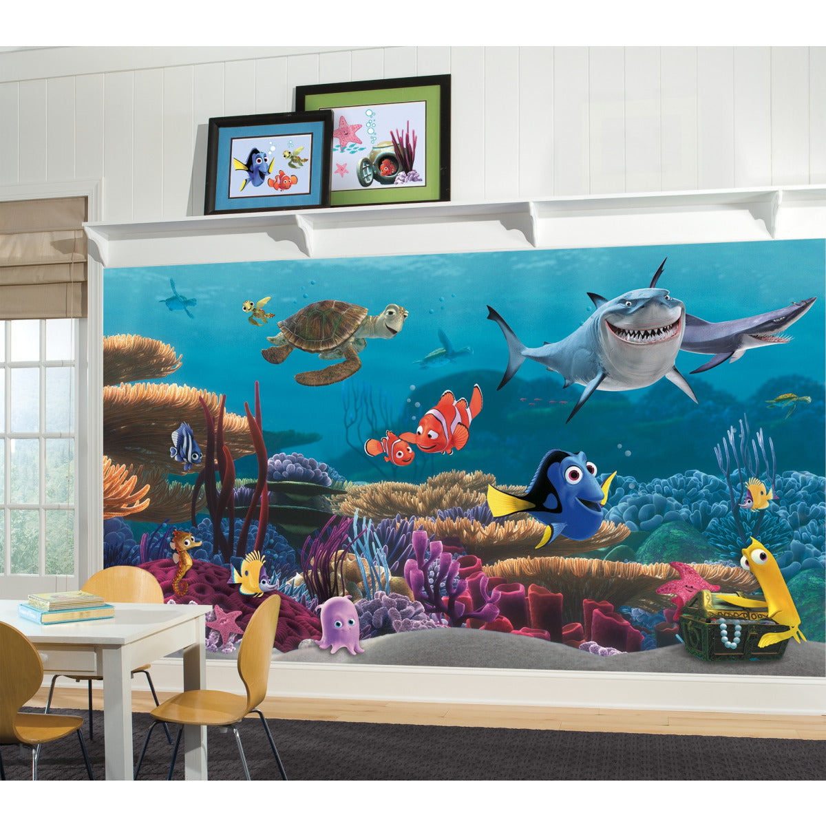 FINDING NEMO PREPASTED MURAL 6' X 10.5' - ULTRA-STRIPPABLE