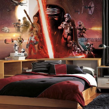 STAR WARS THE FORCE AWAKENS EP VII PREPASTED SURESTRIP MURAL