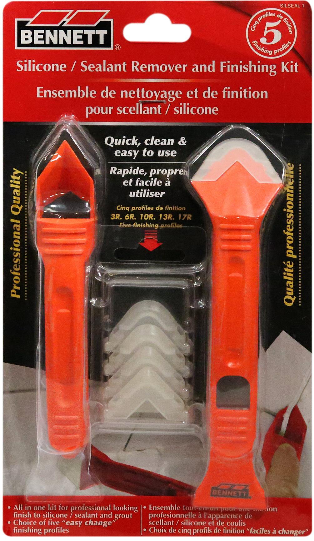 Silicone/Sealant Remover and Finishing Kit